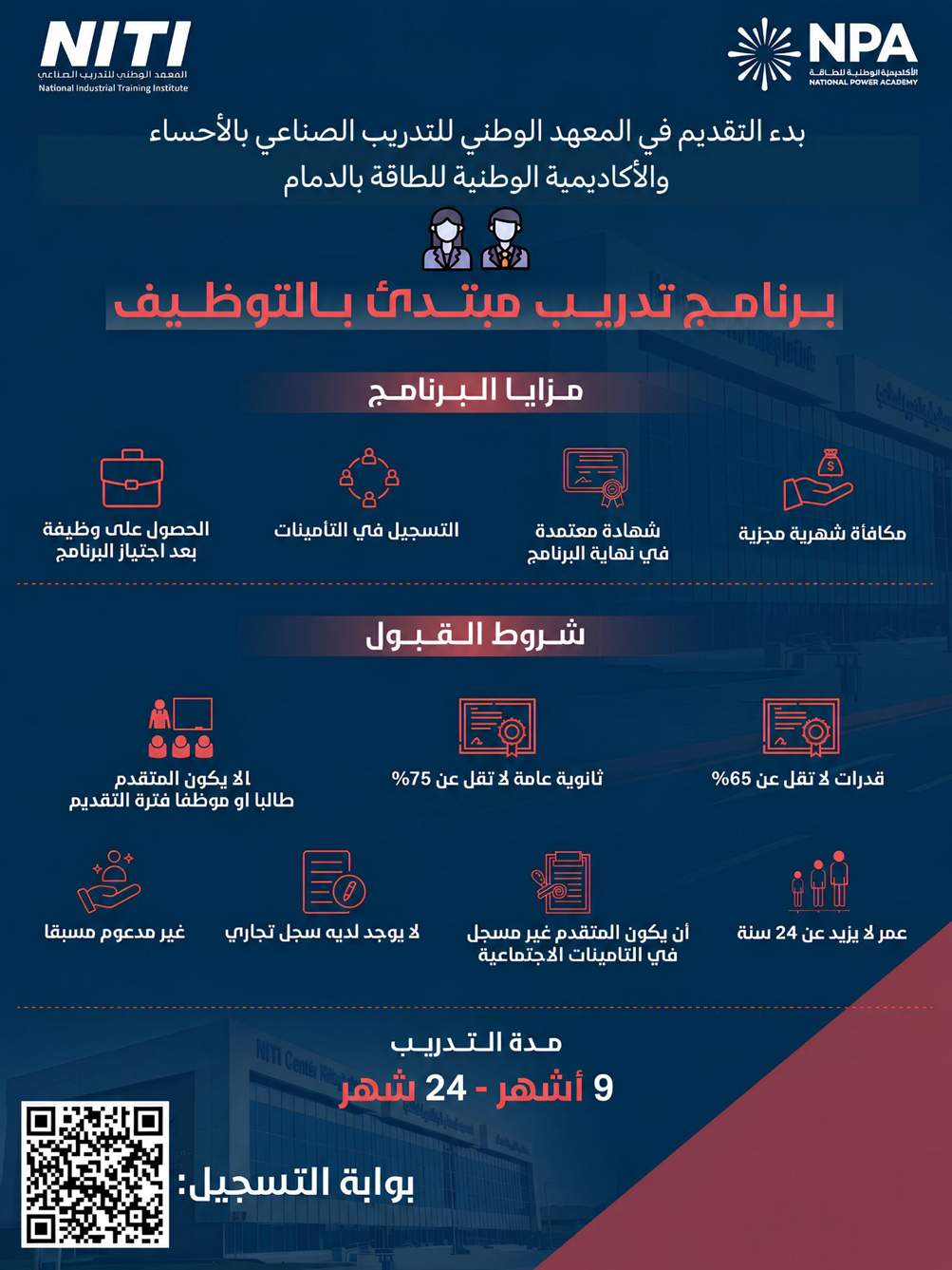 تفاصيل إعلان الوظيفة